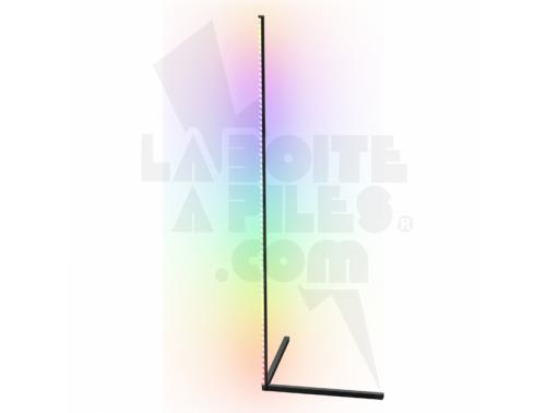 ANSMANN LAMPADAIRE D'ANGLE À LED, HAUTEUR: 1.400 MM, NOIR (1600-0606)