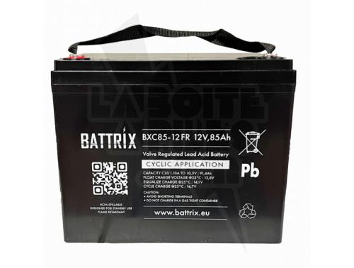BATTERIE BATTRIX DEEP CYCLE AGM 12V 85AH