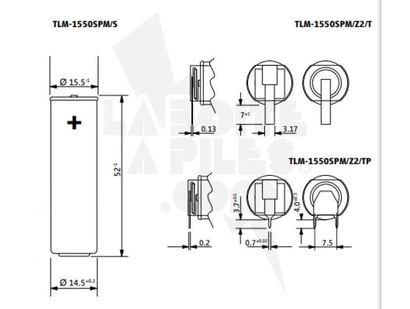 PILE TADIRAN TLM-1550SPM/TP – 4,0V 950MAH img.jpg